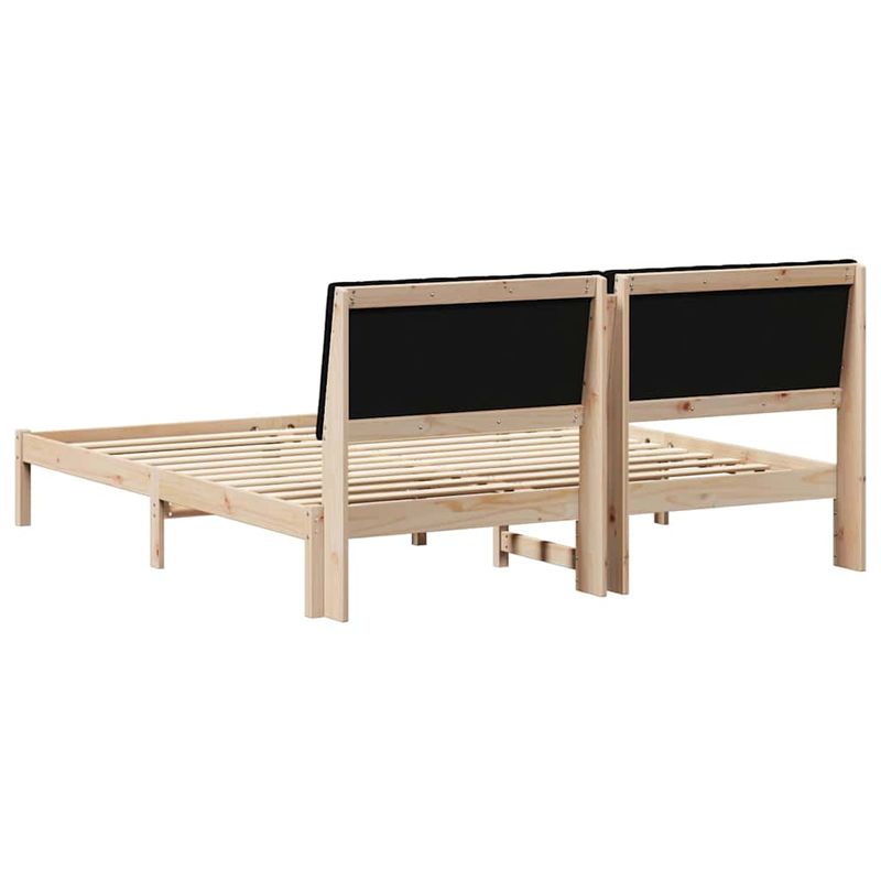 Casa si Gradina - Mobilier - Paturi si accesorii - Paturi - Cadru de pat cu headboard Maro 180 x 200 cm tesatura - Infinity.ro
