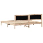 Casa si Gradina - Mobilier - Paturi si accesorii - Paturi - Cadru de pat cu headboard Gri taupe 200 x 200 cm tesatura - Infinity.ro