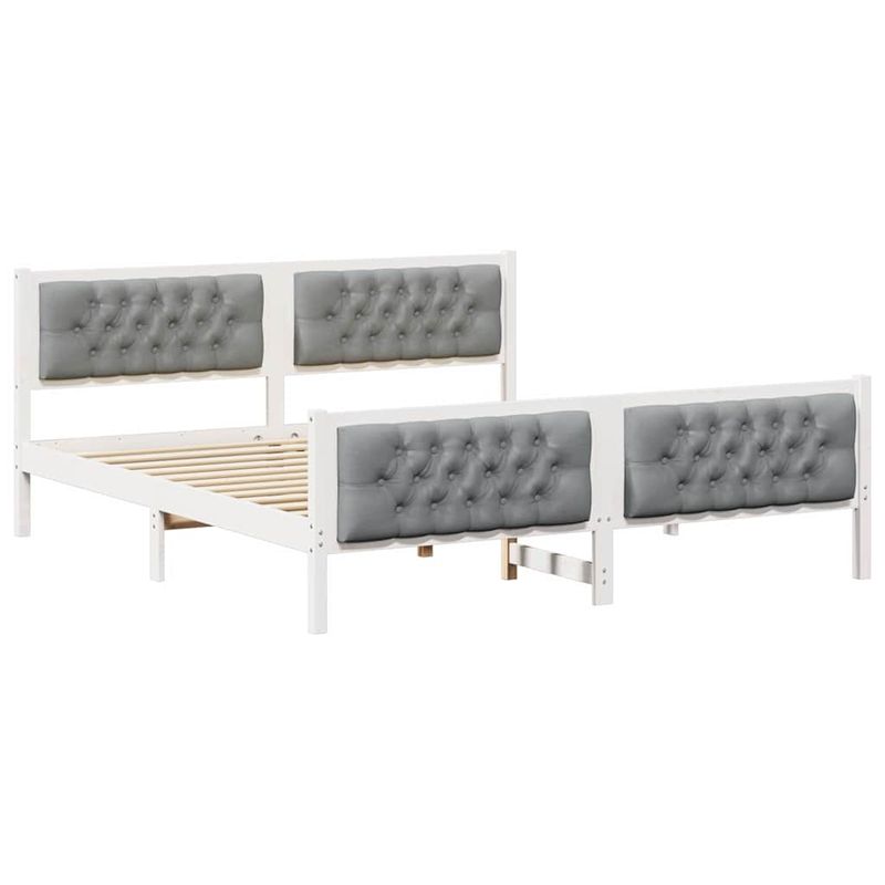 Casa si Gradina - Mobilier - Paturi si accesorii - Paturi - Cadru de pat cu headboard Gri deschis 180 x 200 cm tesatura - Infinity.ro