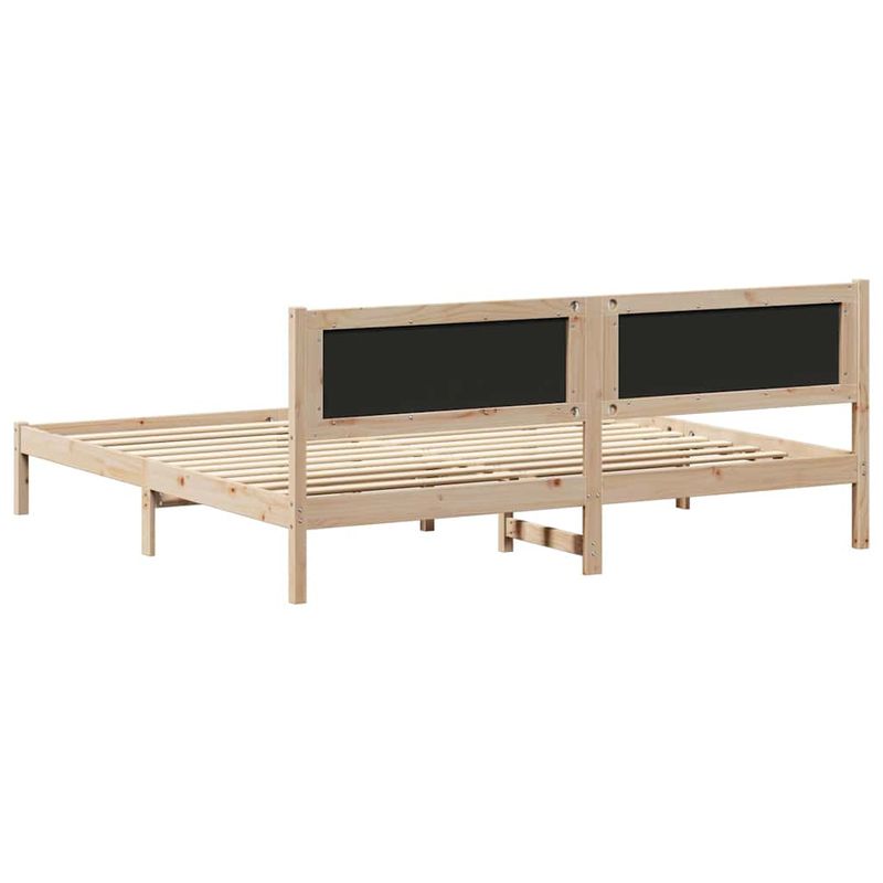 Casa si Gradina - Mobilier - Paturi si accesorii - Paturi - Cadru de pat cu headboard Gri inchis 200 x 200 cm tesatura - Infinity.ro