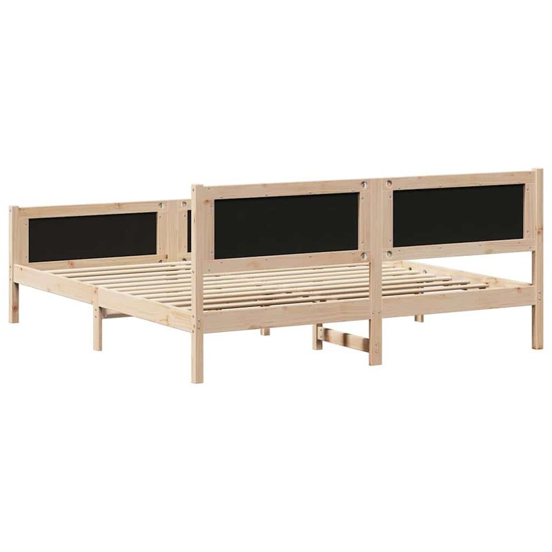 Casa si Gradina - Mobilier - Paturi si accesorii - Paturi - Cadru de pat cu headboard Gri taupe 180 x 200 cm tesatura - Infinity.ro