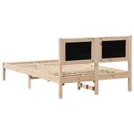 Casa si Gradina - Mobilier - Paturi si accesorii - Paturi - Cadru de pat cu headboard Negru 135 x 190 cm tesatura - Infinity.ro