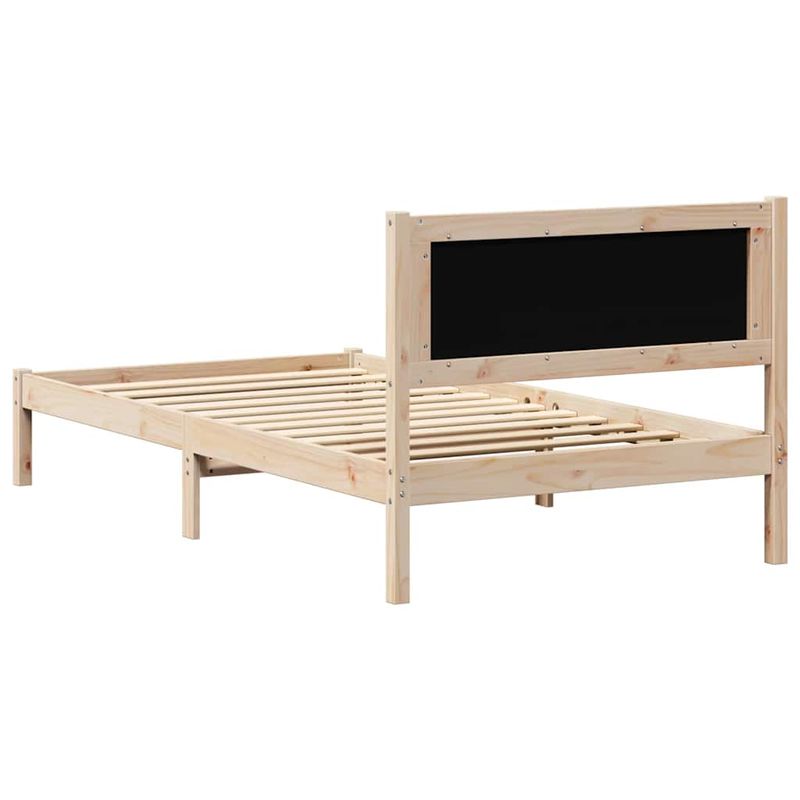 Casa si Gradina - Mobilier - Paturi si accesorii - Paturi - Cadru de pat cu headboard Gri taupe 100 x 200 cm tesatura - Infinity.ro