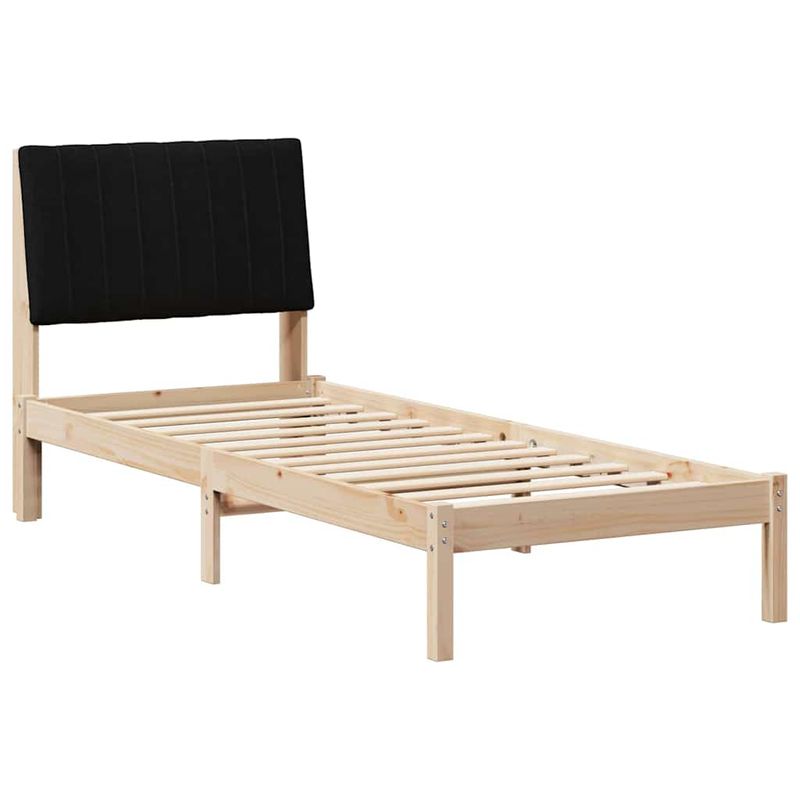 Casa si Gradina - Mobilier - Paturi si accesorii - Paturi - Cadru de pat cu headboard Maro 80 x 200 cm Lemn de pin masiv - Infinity.ro