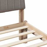 Casa si Gradina - Mobilier - Paturi si accesorii - Paturi - Cadru de pat cu headboard Maro 75 x 190 cm Lemn de pin masiv - Infinity.ro