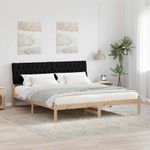 Casa si Gradina - Mobilier - Paturi si accesorii - Paturi - Cadru de pat cu tablie tapitata cu headboard Maro 180 x 200 cm - Infinity.ro
