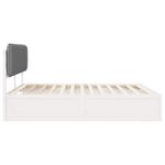 Casa si Gradina - Mobilier - Paturi si accesorii - Paturi - Cadru de pat cu tablie tapitata Gri deschis 180 x 200 cm - Infinity.ro