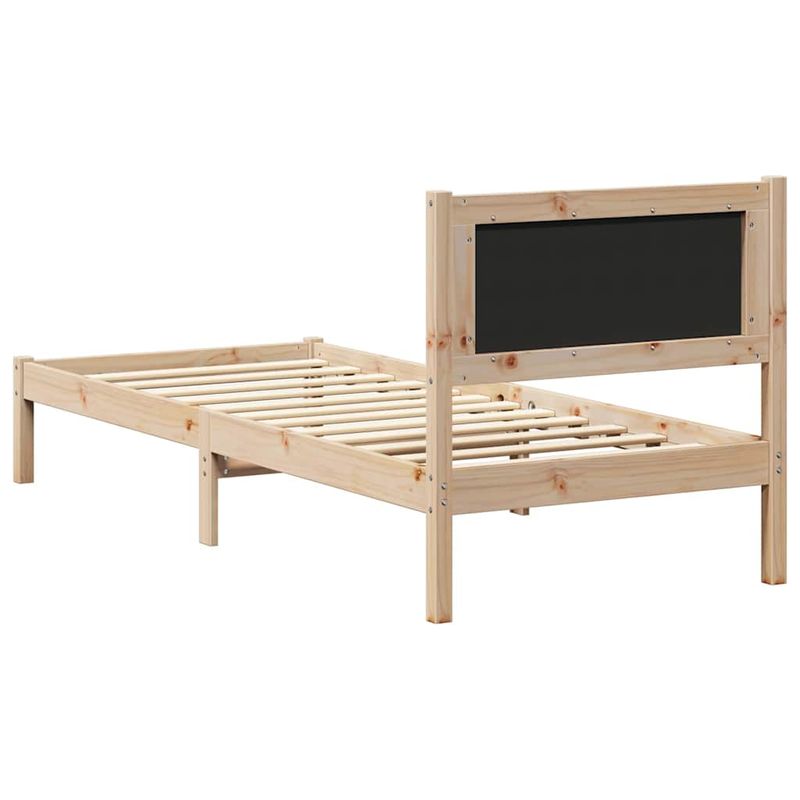 Casa si Gradina - Mobilier - Paturi si accesorii - Paturi - Cadru de pat cu tablie tapitata Gri taupe 80 x 200 cm - Infinity.ro