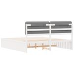 Casa si Gradina - Mobilier - Paturi si accesorii - Paturi - Cadru de pat cu tablie tapitata Gri deschis 180 x 200 cm - Infinity.ro