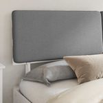 Casa si Gradina - Mobilier - Paturi si accesorii - Paturi - Cadru de pat cu tablie tapitata Gri deschis 180 x 200 cm - Infinity.ro