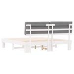 Casa si Gradina - Mobilier - Paturi si accesorii - Paturi - Cadru de pat cu tablie tapitata Gri deschis 180 x 200 cm - Infinity.ro