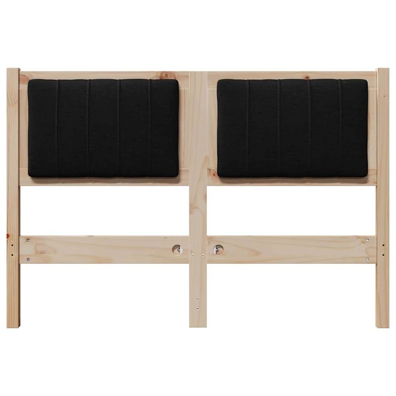 Casa si Gradina - Mobilier - Paturi si accesorii - Accesorii paturi - Tablie de pat tapitata cu Tablie de pat Maro 120 cm Lemn de pin masiv - Infinity.ro