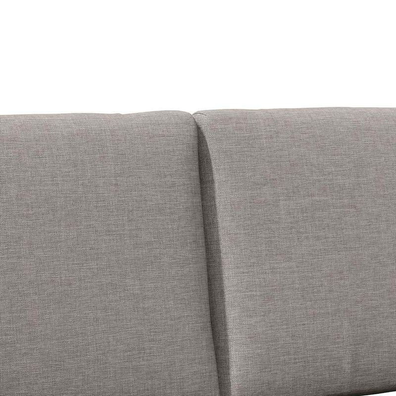 Casa si Gradina - Mobilier - Paturi si accesorii - Accesorii paturi - Tablie de pat tapitata Gri taupe 150 cm Lemn de pin masiv - Infinity.ro