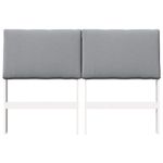 Casa si Gradina - Mobilier - Paturi si accesorii - Accesorii paturi - Tablie de pat tapitata Gri deschis 150 cm Lemn de pin masiv - Infinity.ro