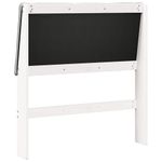 Casa si Gradina - Mobilier - Paturi si accesorii - Accesorii paturi - Tablie de pat tapitata Gri deschis 100 cm Lemn de pin masiv - Infinity.ro