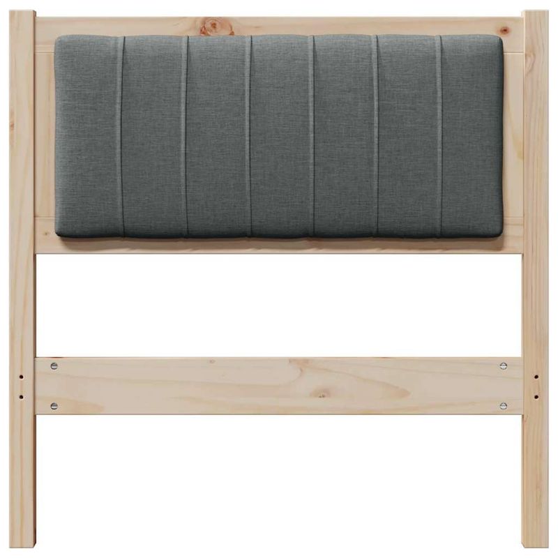 Casa si Gradina - Mobilier - Paturi si accesorii - Accesorii paturi - Tablie de pat tapitata cu Tablie de pat Maro 75 cm Lemn de pin masiv - Infinity.ro