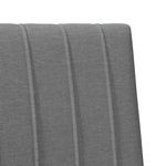Casa si Gradina - Mobilier - Paturi si accesorii - Accesorii paturi - Tablie de pat tapitata Gri inchis 100 cm Lemn de pin masiv - Infinity.ro