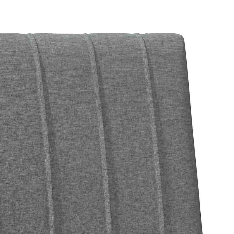 Casa si Gradina - Mobilier - Paturi si accesorii - Accesorii paturi - Tablie de pat tapitata Gri inchis 100 cm Lemn de pin masiv - Infinity.ro