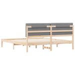 Casa si Gradina - Mobilier - Paturi si accesorii - Paturi - Cadru de pat cu tablie tapitata Gri deschis 180 x 200 cm - Infinity.ro