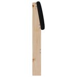 Casa si Gradina - Mobilier - Paturi si accesorii - Accesorii paturi - Tablie de pat tapitata Negru 90 cm Lemn de pin masiv - Infinity.ro