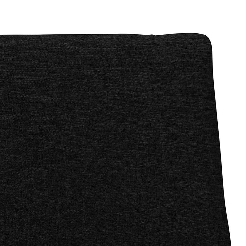 Casa si Gradina - Mobilier - Paturi si accesorii - Accesorii paturi - Tablie de pat tapitata Negru 90 cm Lemn de pin masiv - Infinity.ro