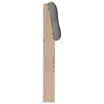 Casa si Gradina - Mobilier - Paturi si accesorii - Accesorii paturi - Tablie de pat tapitata Gri taupe 100 cm Lemn de pin masiv - Infinity.ro