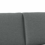 Casa si Gradina - Mobilier - Paturi si accesorii - Accesorii paturi - Tablie de pat tapitata Gri inchis 200 cm Lemn de pin masiv - Infinity.ro