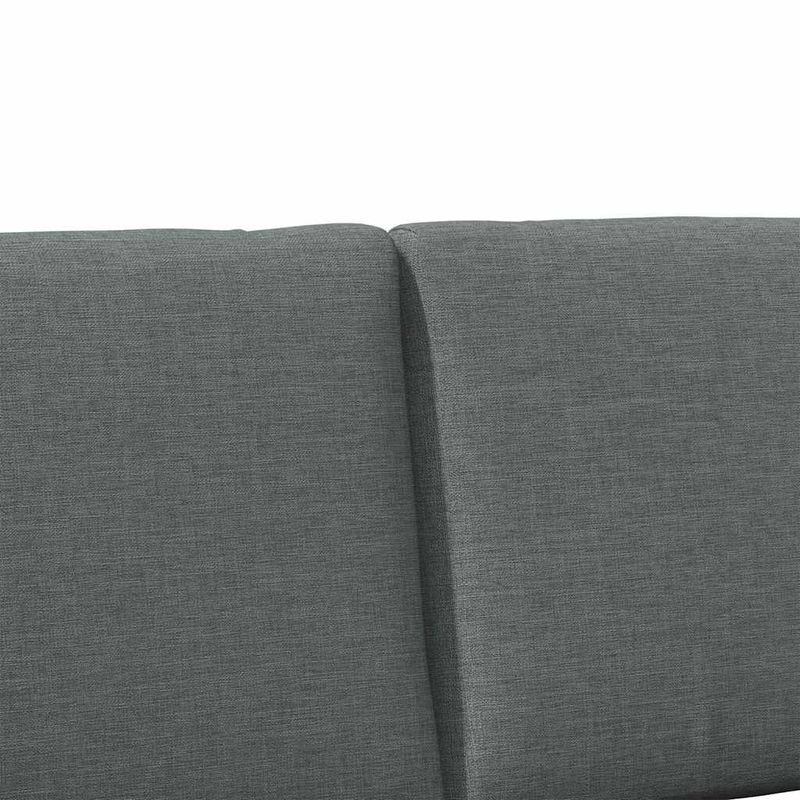 Casa si Gradina - Mobilier - Paturi si accesorii - Accesorii paturi - Tablie de pat tapitata Gri inchis 200 cm Lemn de pin masiv - Infinity.ro