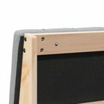 Casa si Gradina - Mobilier - Paturi si accesorii - Accesorii paturi - Tablie de pat tapitata Gri deschis 140 cm Lemn de pin masiv - Infinity.ro