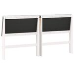 Casa si Gradina - Mobilier - Paturi si accesorii - Accesorii paturi - Tablie de pat tapitata Gri deschis 180 cm Lemn de pin masiv - Infinity.ro