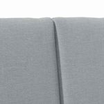 Casa si Gradina - Mobilier - Paturi si accesorii - Accesorii paturi - Tablie de pat tapitata Gri deschis 150 cm Lemn de pin masiv - Infinity.ro