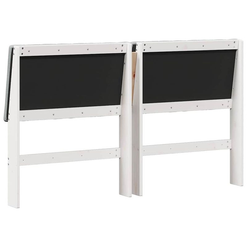 Casa si Gradina - Mobilier - Paturi si accesorii - Accesorii paturi - Tablie de pat tapitata Gri deschis 160 cm Lemn de pin masiv - Infinity.ro