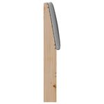 Casa si Gradina - Mobilier - Paturi si accesorii - Accesorii paturi - Tablie de pat tapitata Gri deschis 200 cm Lemn de pin masiv - Infinity.ro