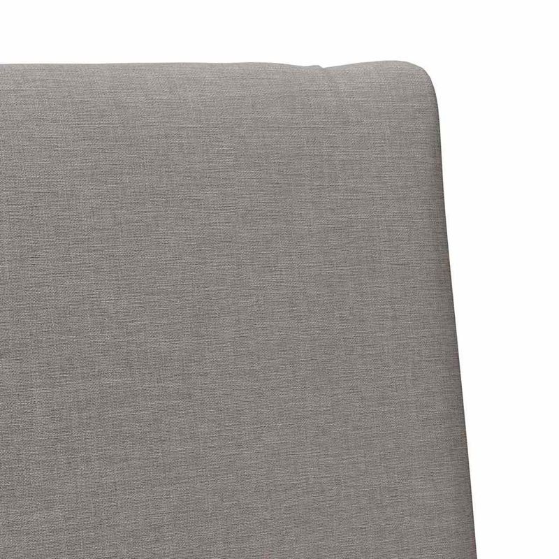 Casa si Gradina - Mobilier - Paturi si accesorii - Accesorii paturi - Tablie de pat tapitata Gri taupe 80 cm Lemn de pin masiv - Infinity.ro