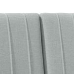 Casa si Gradina - Mobilier - Paturi si accesorii - Accesorii paturi - Tablie de pat tapitata Gri deschis 160 cm Lemn de pin masiv - Infinity.ro