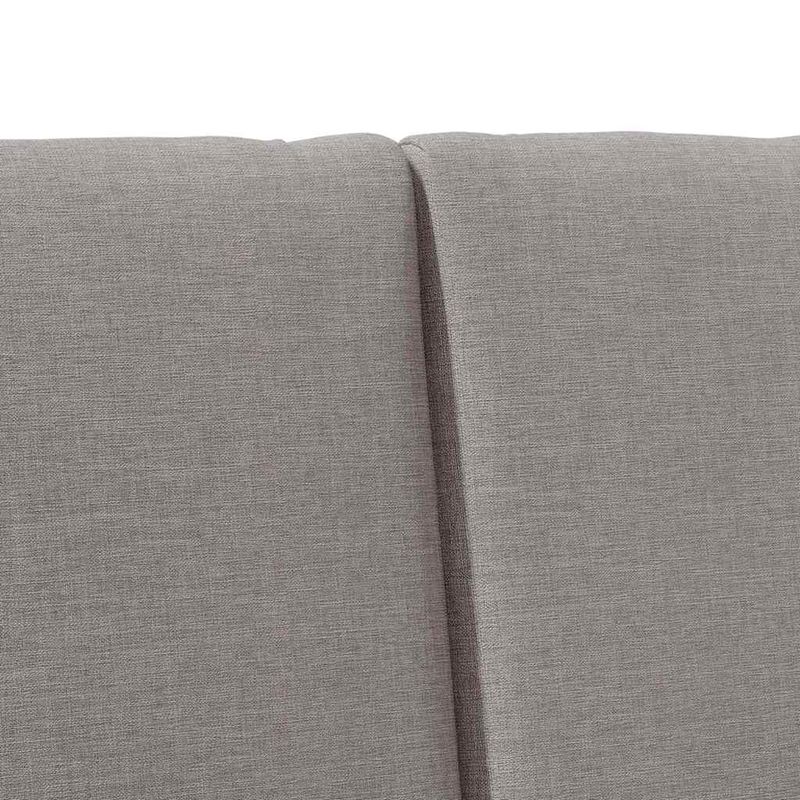 Casa si Gradina - Mobilier - Paturi si accesorii - Accesorii paturi - Tablie de pat tapitata Gri taupe 200 cm Lemn de pin masiv - Infinity.ro
