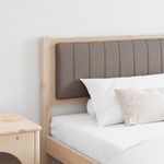 Casa si Gradina - Mobilier - Paturi si accesorii - Accesorii paturi - Tablie de pat tapitata cu Tablie de pat Maro 200 cm Lemn de pin masiv - Infinity.ro
