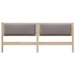 Casa si Gradina - Mobilier - Paturi si accesorii - Accesorii paturi - Tablie de pat tapitata cu Tablie de pat Maro 200 cm Lemn de pin masiv - Infinity.ro