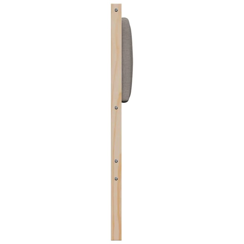 Casa si Gradina - Mobilier - Paturi si accesorii - Accesorii paturi - Tablie de pat tapitata cu Tablie de pat Maro 200 cm Lemn de pin masiv - Infinity.ro