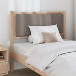 Casa si Gradina - Mobilier - Paturi si accesorii - Accesorii paturi - Tablie de pat tapitata cu Tablie de pat Maro 90 cm Lemn de pin masiv - Infinity.ro