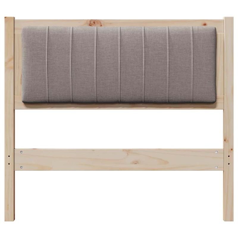 Casa si Gradina - Mobilier - Paturi si accesorii - Accesorii paturi - Tablie de pat tapitata cu Tablie de pat Maro 90 cm Lemn de pin masiv - Infinity.ro