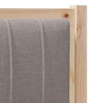 Casa si Gradina - Mobilier - Paturi si accesorii - Accesorii paturi - Tablie de pat tapitata cu Tablie de pat Maro 90 cm Lemn de pin masiv - Infinity.ro