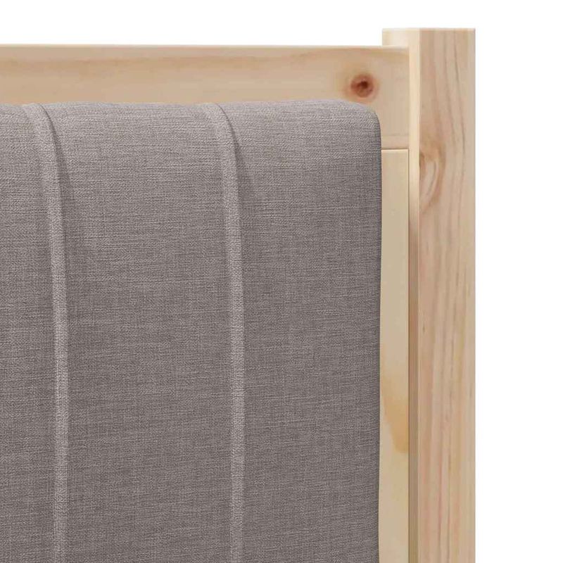 Casa si Gradina - Mobilier - Paturi si accesorii - Accesorii paturi - Tablie de pat tapitata cu Tablie de pat Maro 90 cm Lemn de pin masiv - Infinity.ro