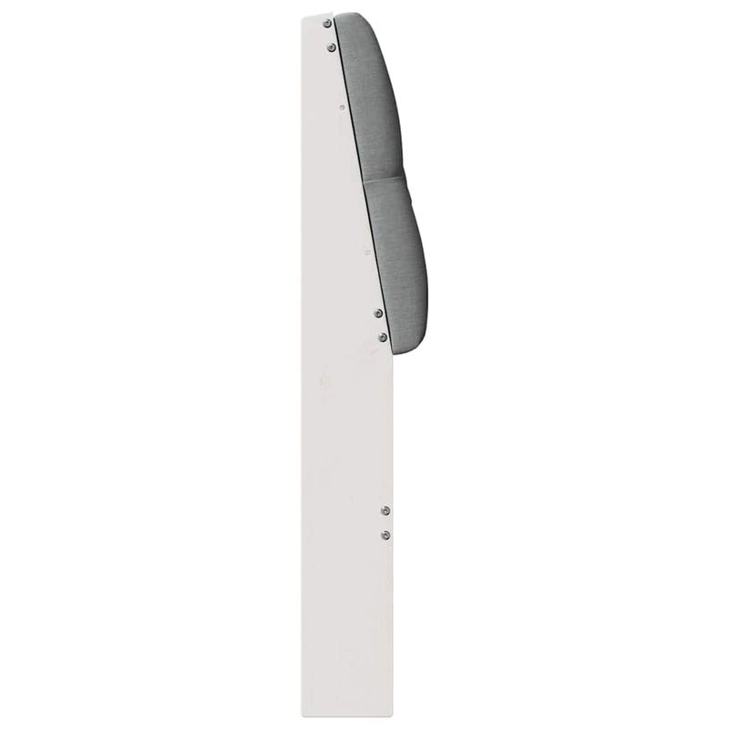 Casa si Gradina - Mobilier - Paturi si accesorii - Accesorii paturi - Tablie de pat tapitata Gri deschis 150 cm Lemn de pin masiv - Infinity.ro