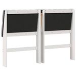 Casa si Gradina - Mobilier - Paturi si accesorii - Accesorii paturi - Tablie de pat tapitata Gri deschis 150 cm Lemn de pin masiv - Infinity.ro