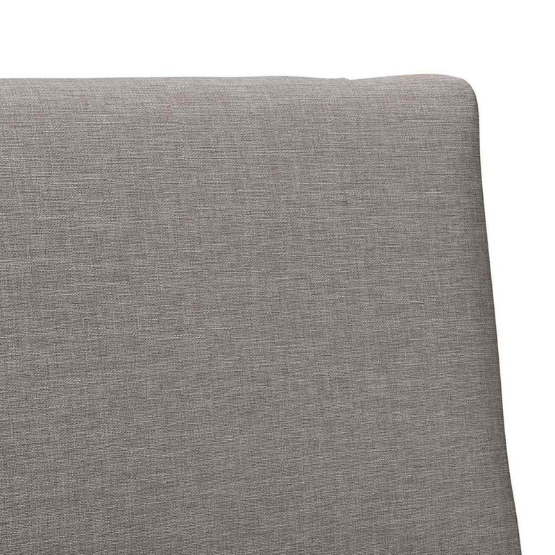 Casa si Gradina - Mobilier - Paturi si accesorii - Accesorii paturi - Tablie de pat tapitata Gri taupe 100 cm Lemn de pin masiv - Infinity.ro