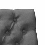 Casa si Gradina - Mobilier - Paturi si accesorii - Accesorii paturi - Tablie de pat tapitata Gri inchis 75 cm Lemn de pin masiv - Infinity.ro