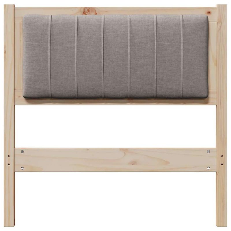 Casa si Gradina - Mobilier - Paturi si accesorii - Accesorii paturi - Tablie de pat tapitata cu Tablie de pat Maro 80 cm Lemn de pin masiv - Infinity.ro