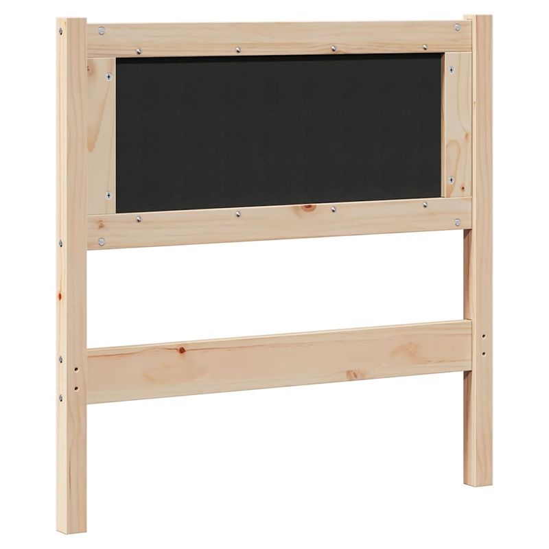 Casa si Gradina - Mobilier - Paturi si accesorii - Accesorii paturi - Tablie de pat tapitata cu Tablie de pat Maro 80 cm Lemn de pin masiv - Infinity.ro