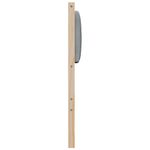 Casa si Gradina - Mobilier - Paturi si accesorii - Accesorii paturi - Tablie de pat tapitata Gri deschis 100 cm Lemn de pin masiv - Infinity.ro